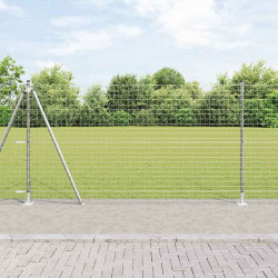 Słupek ogrodzeniowy. 13 pcs Srebrny Stal