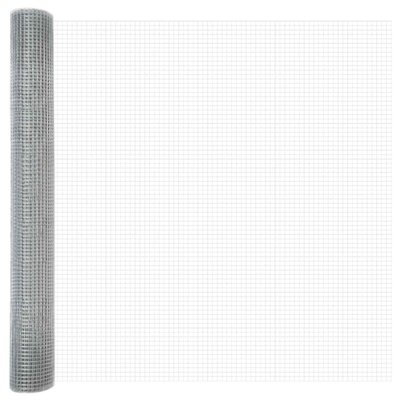 Spawana siatka ogrodzeniowa Srebrny 1 x 50 m