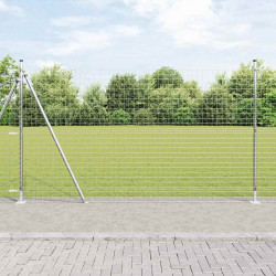 Słupek ogrodzeniowy. 13 pcs Srebrny Stal
