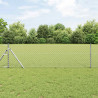 Ogrodzenie łańcuchowe Srebrny 10 x 0,4 m Stal galwanizowana