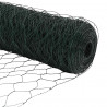 Ogrodzenie heksagonalne Zielony 0,4 x 10 m PVC