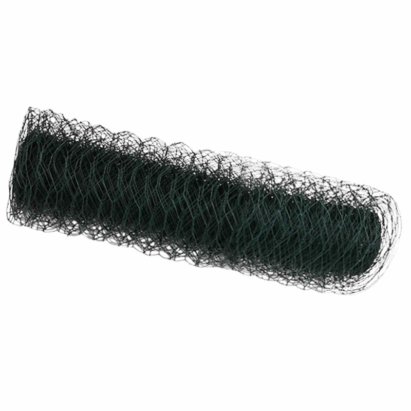 Ogrodzenie heksagonalne Zielony 0,4 x 10 m PVC