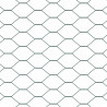 Ogrodzenie heksagonalne Zielony 0,6 x 10 m PVC
