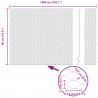 Ogrodzenie heksagonalne Zielony 0,6 x 10 m PVC