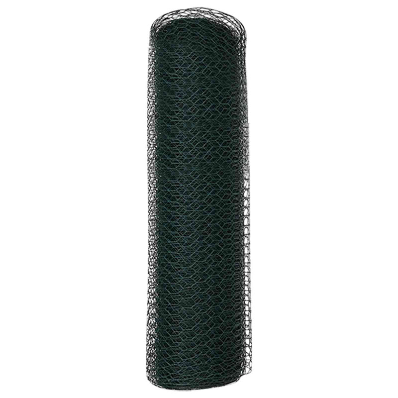 Ogrodzenie heksagonalne Zielony 0,6 x 10 m PVC