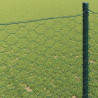 Ogrodzenie heksagonalne Zielony 0,6 x 10 m PVC