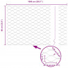Ogrodzenie heksagonalne Zielony 0,6 x 10 m PVC