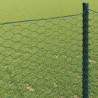 Ogrodzenie heksagonalne Zielony 0,8 x 10 m PVC