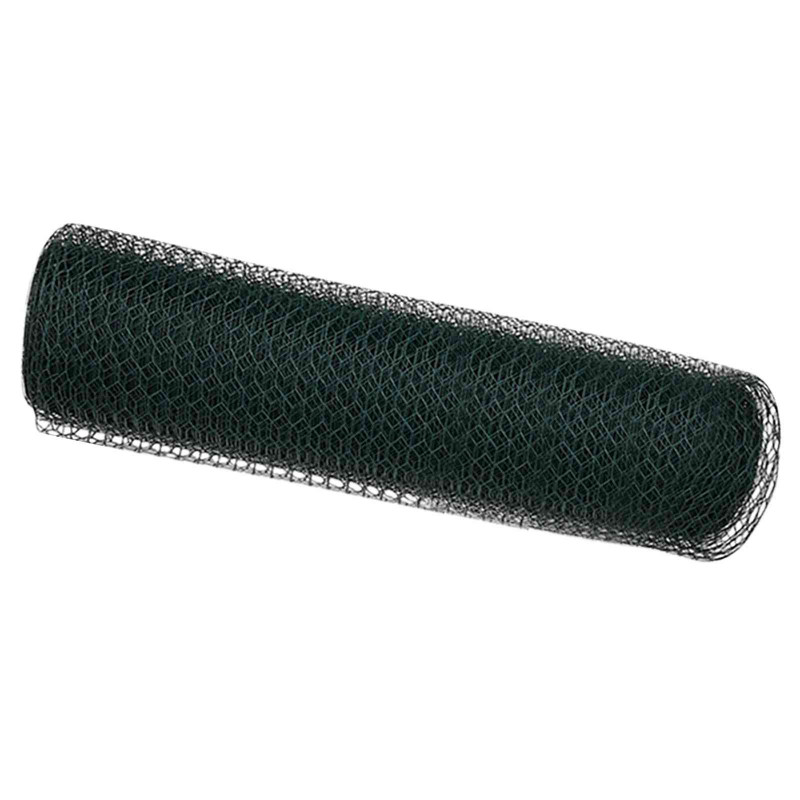 Ogrodzenie heksagonalne Zielony 0,8 x 10 m PVC