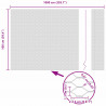 Ogrodzenie heksagonalne Zielony 1 x 10 m PVC