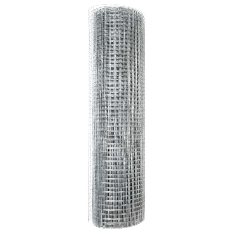 Spawana siatka ogrodzeniowa Srebrny 0.4 x 100 m