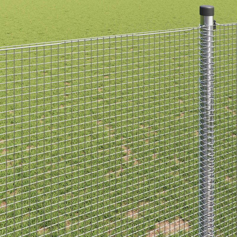 Spawana siatka ogrodzeniowa Srebrny 0.5 x 100 m