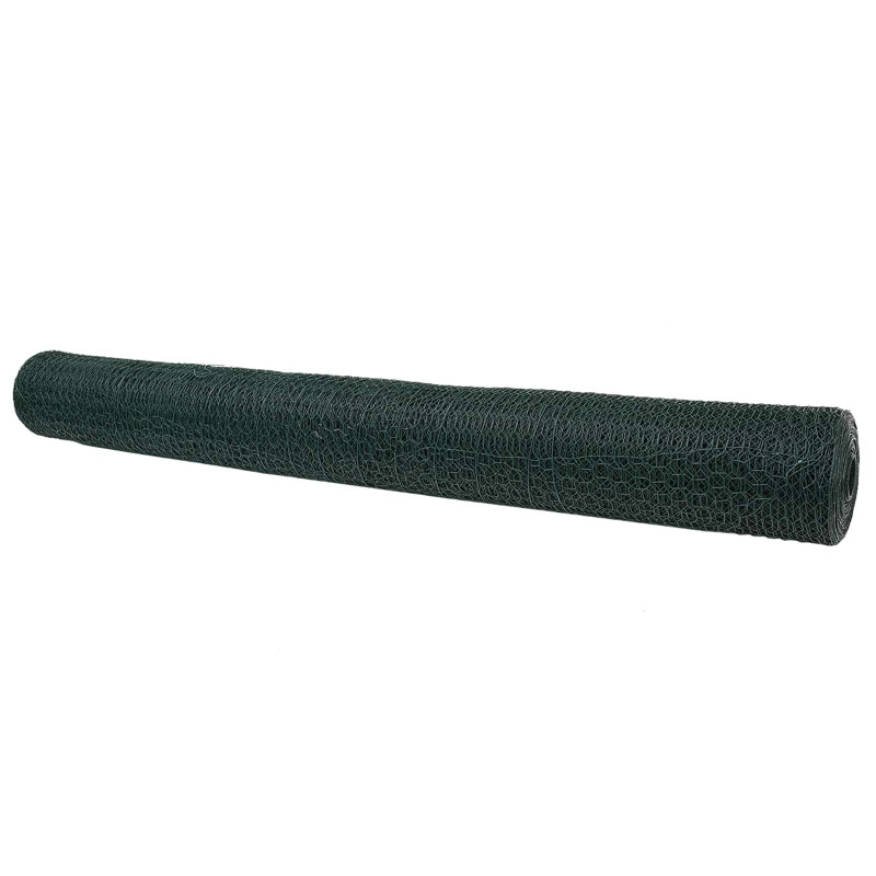 Ogrodzenie heksagonalne Zielony 1,2 x 10 m PVC
