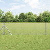 Spawana siatka ogrodzeniowa Srebrny 0.5 x 100 m