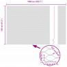 Ogrodzenie heksagonalne Zielony 1,2 x 10 m PVC