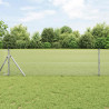 Spawana siatka ogrodzeniowa Srebrny 0.6 x 100 m