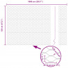 Ogrodzenie heksagonalne Zielony 1,2 x 10 m PVC