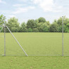 Ogrodzenie heksagonalne Srebrny 1,6 x 25 m Stal galwanizowana