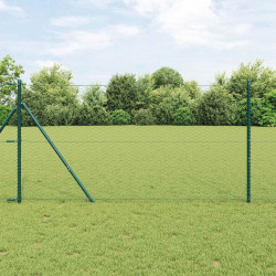 Ogrodzenie heksagonalne Zielony 1,4 x 10 m PVC