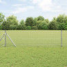 Spawana siatka ogrodzeniowa Srebrny 0.8 x 100 m