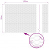 Ogrodzenie heksagonalne Zielony 1,5 x 10 m PVC