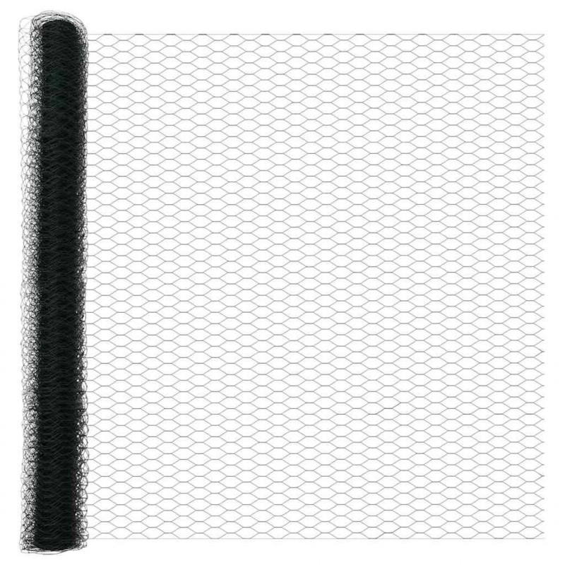 Ogrodzenie heksagonalne Zielony 1,6 x 10 m PVC