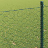 Ogrodzenie heksagonalne Zielony 0,6 x 25 m PVC