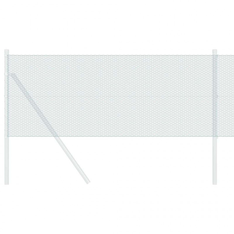 Ogrodzenie heksagonalne Zielony 0,8 x 25 m PVC