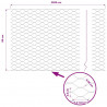 Ogrodzenie heksagonalne Zielony 0,8 x 25 m PVC