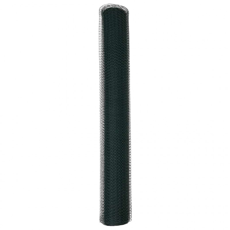 Ogrodzenie heksagonalne Zielony 1,4 x 25 m PVC