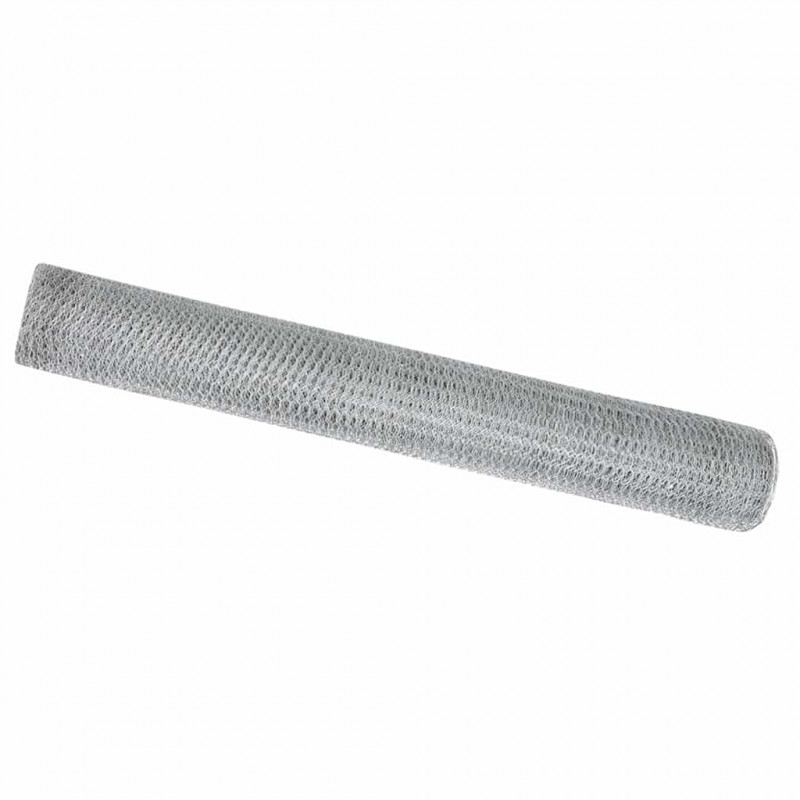 Ogrodzenie heksagonalne Srebrny 1,2 x 50 m Stal galwanizowana
