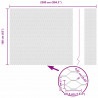 Ogrodzenie heksagonalne Zielony 1,6 x 25 m PVC