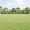 Ogrodzenie heksagonalne Srebrny 1,4 x 50 m Stal galwanizowana