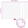 Ogrodzenie heksagonalne Zielony 0,8 x 50 m PVC