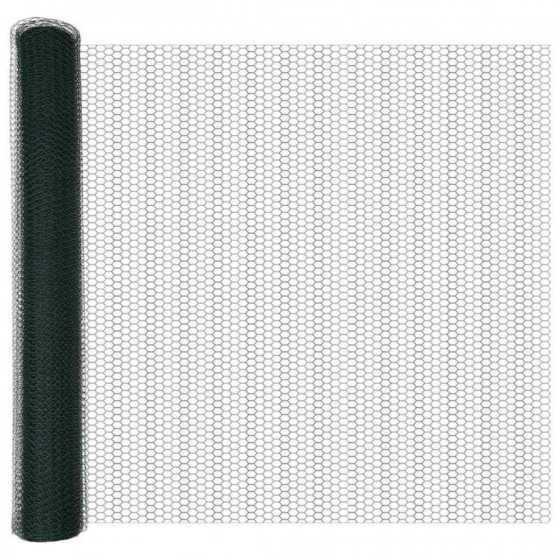 Ogrodzenie heksagonalne Zielony 1 x 50 m PVC
