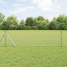 Ogrodzenie heksagonalne Srebrny 0,8 x 100 m Stal galwanizowana