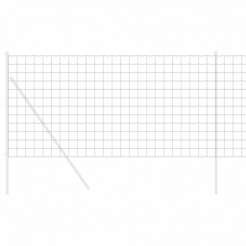 Ogrodzenie heksagonalne Srebrny 1 x 100 m Stal galwanizowana