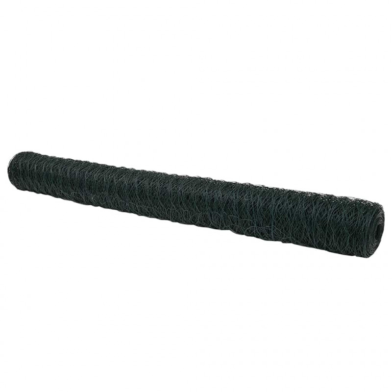 Ogrodzenie heksagonalne Zielony 1,6 x 50 m PVC