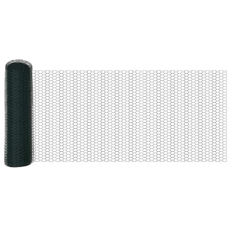 Ogrodzenie heksagonalne Zielony 0,4 x 100 m PVC