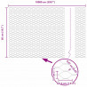 Ogrodzenie heksagonalne Zielony 0,5 x 100 m PVC