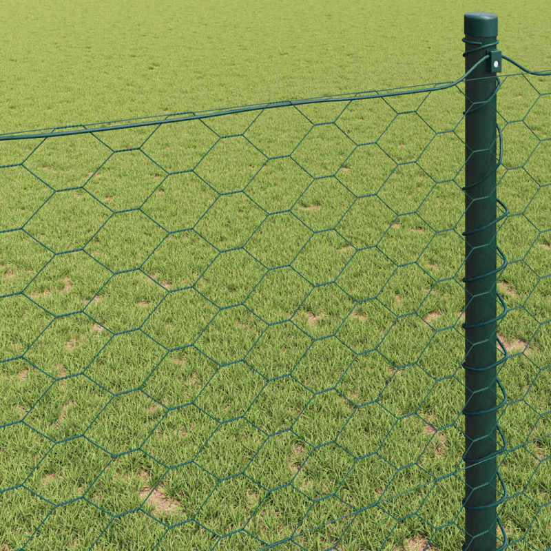 Ogrodzenie heksagonalne Zielony 0,5 x 100 m PVC