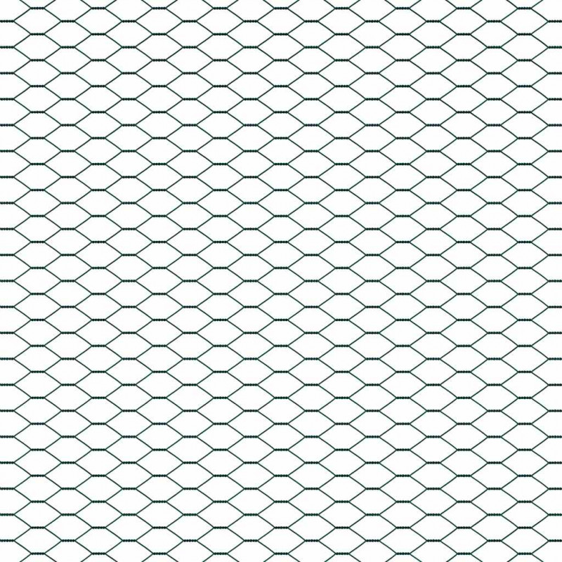 Ogrodzenie heksagonalne Zielony 1 x 100 m PVC