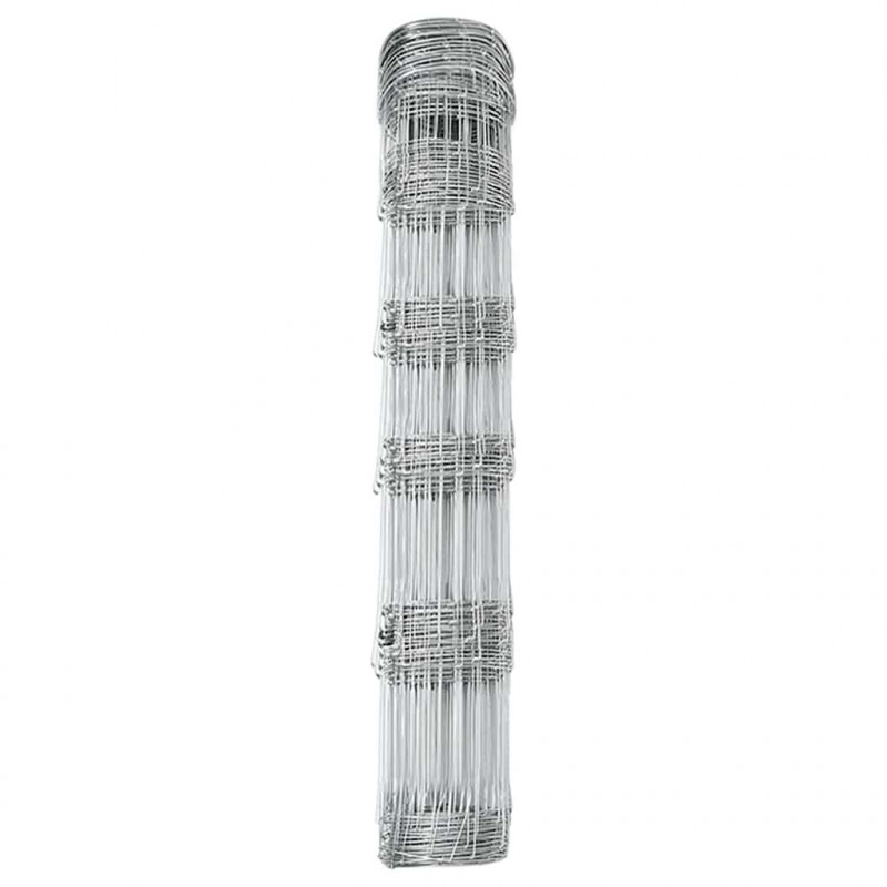 Ogrodzenie pastwiskowe Srebrny 25 x 0,8 m Stal galwanizowana