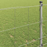 Ogrodzenie pastwiskowe Srebrny 25 x 1 m Stal galwanizowana