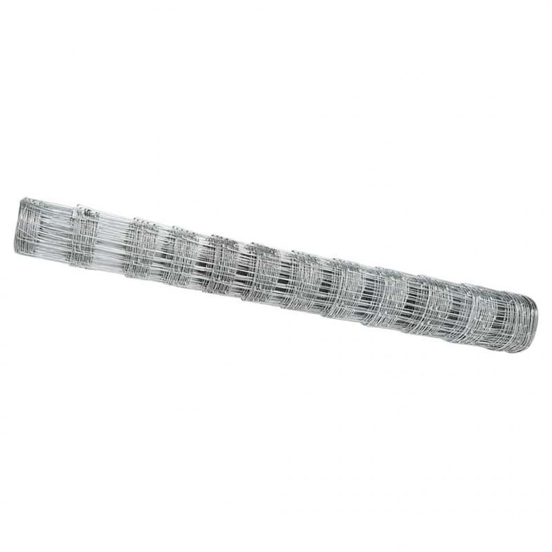 Ogrodzenie pastwiskowe Srebrny 25 x 1,2 m Stal galwanizowana