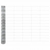 Ogrodzenie pastwiskowe Srebrny 25 x 1,2 m Stal galwanizowana