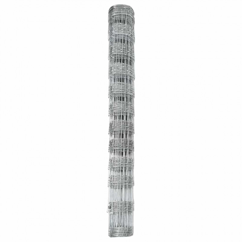 Ogrodzenie pastwiskowe Srebrny 25 x 1,2 m Stal galwanizowana