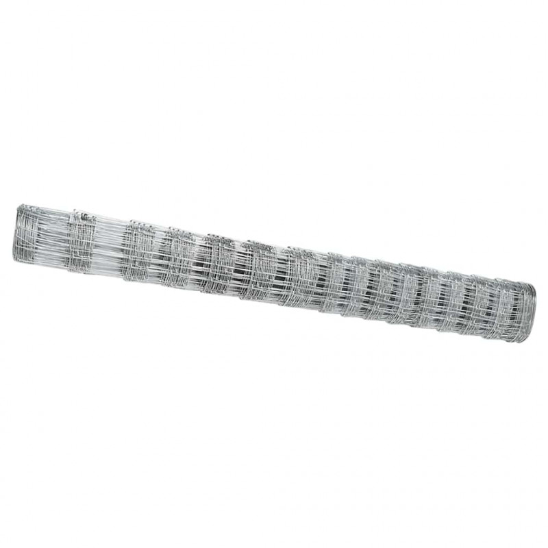 Ogrodzenie pastwiskowe Srebrny 25 x 1,2 m Stal galwanizowana