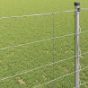 Ogrodzenie pastwiskowe Srebrny 25 x 1,2 m Stal galwanizowana