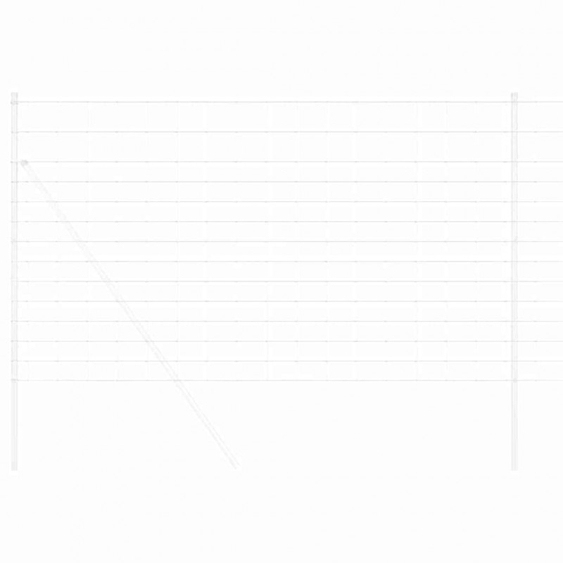 Ogrodzenie pastwiskowe Srebrny 25 x 1,4 m Stal galwanizowana